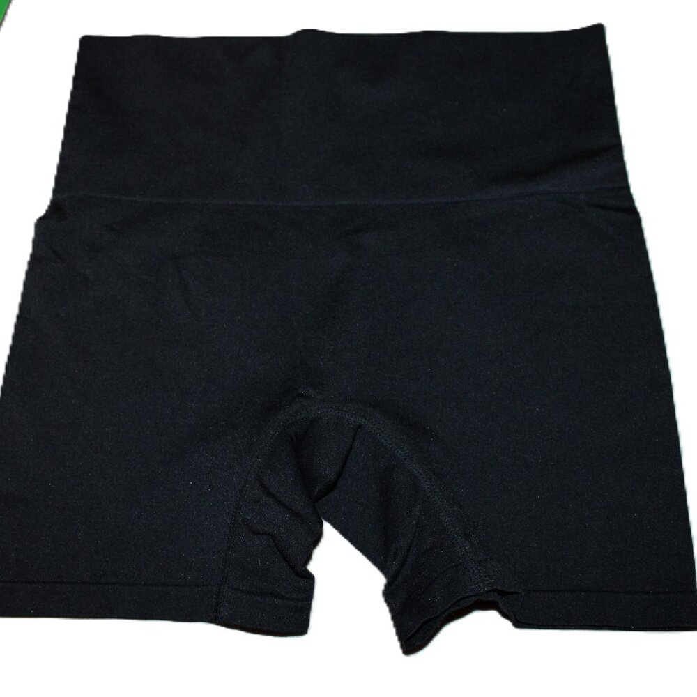 Black Boyshort Shaper Briefs M/L Nylon Spandex NWOT